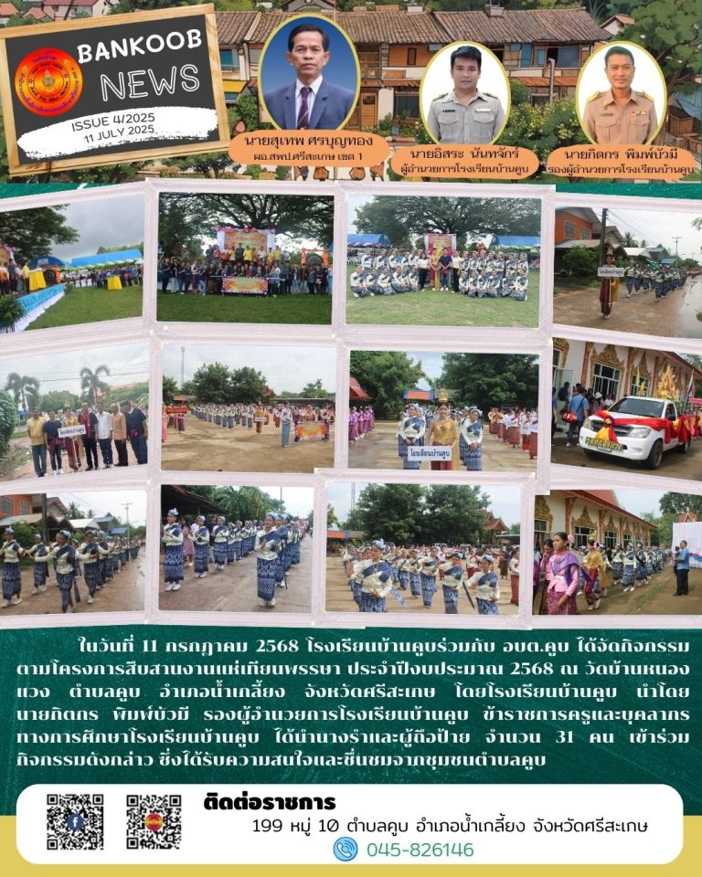 งานแห่เทียนพรรษา ประจำปีงบประมาณ 2568